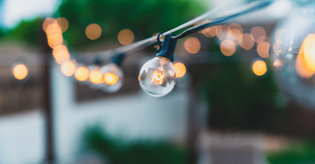 outdoor patio lighting